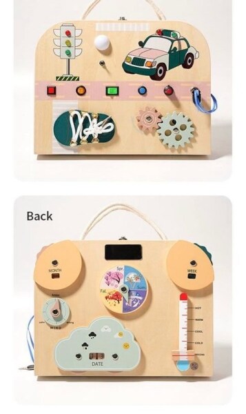 Busyboard din lemn S12D003