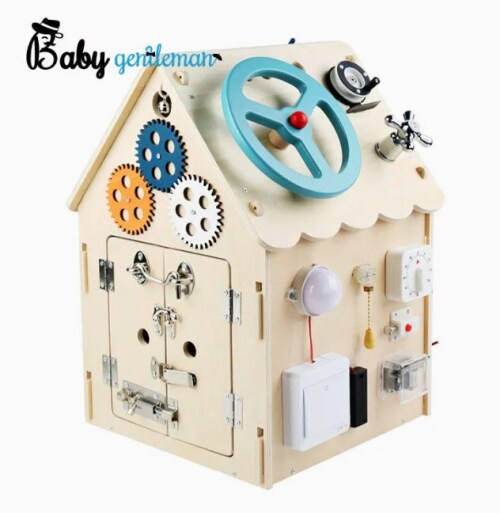 Busyboard din lemn "Casuta" S12D011