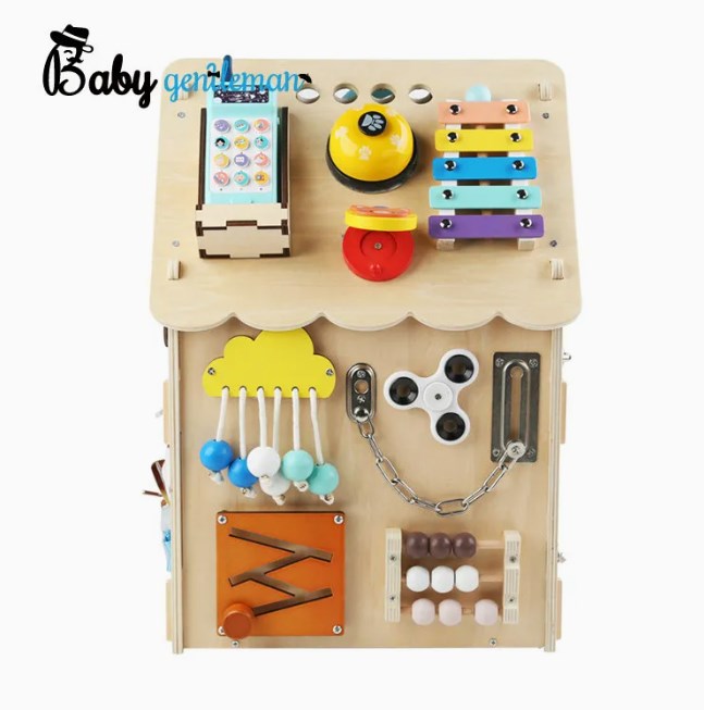Busyboard din lemn "Casuta" S12D011