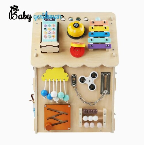Busyboard din lemn "Casuta" S12D011