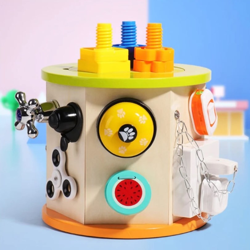 Cub puzzle din lemn S12D013