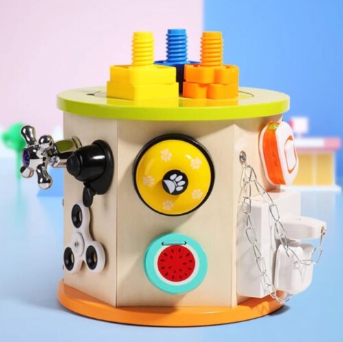 Cub puzzle din lemn S12D013