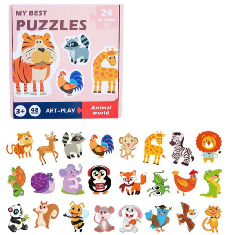 Puzzle pentru copii 48 el., Animal World S12E016