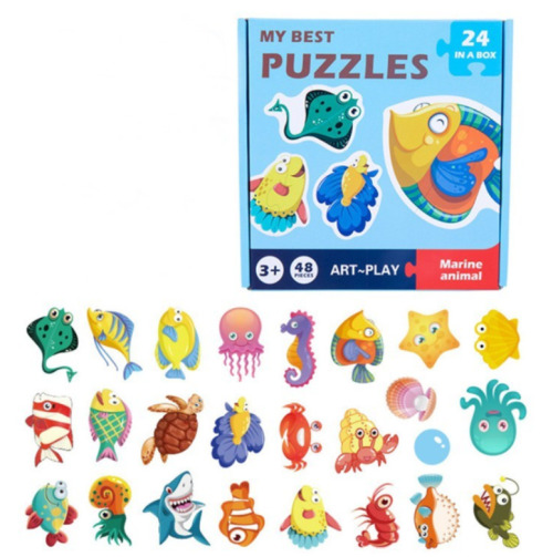 Puzzle pentru copii 48 el., Animal World S12E016