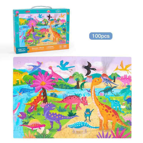 Puzzle-uri din lemn 100 buc S14A002