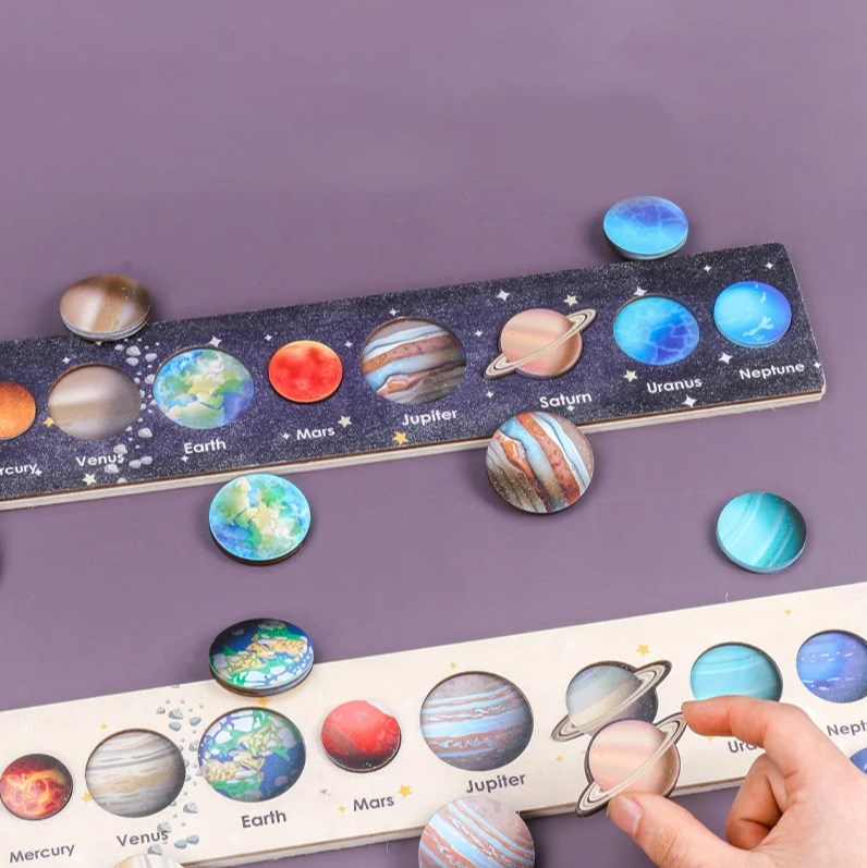 Puzzledin lemn planete S14A003