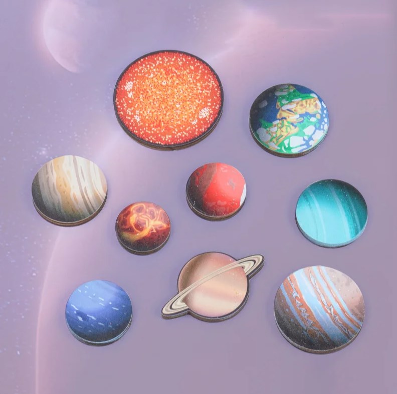 Puzzledin lemn planete S14A003