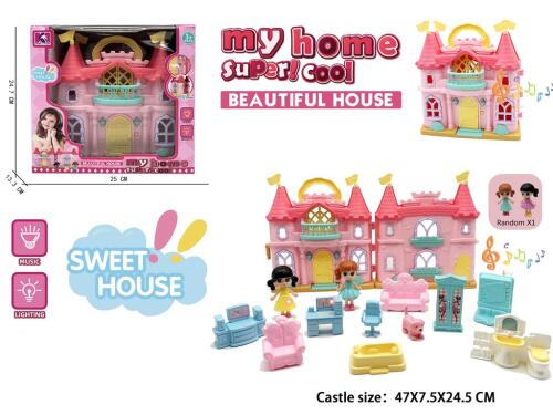 Casă de păpuși „Casă dulce” 66004B
