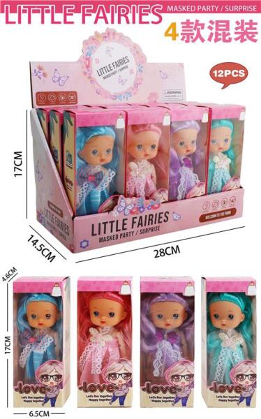 Păpușă 15cm „Zâne mici” / 12 buc LK1436A-39