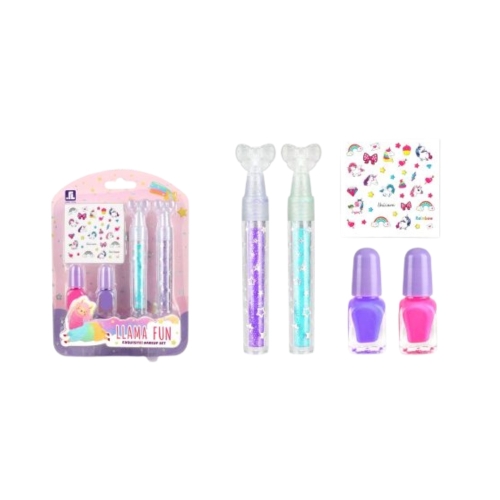 Set de 2 oje, 2 sclipici, autocolante 63114