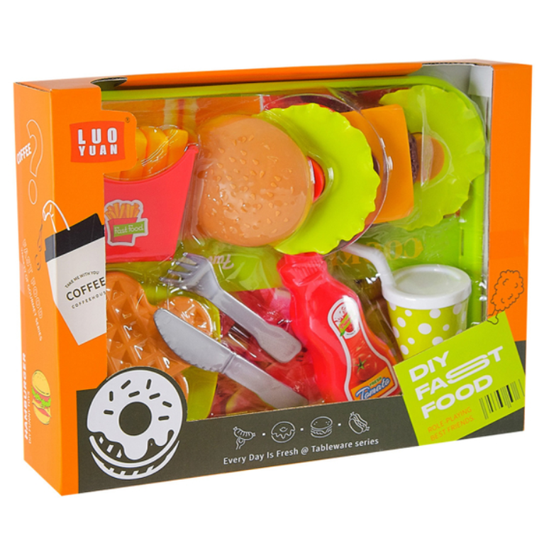 Set de joacă Shantou Jinxing cu mâncare rapidă  65346