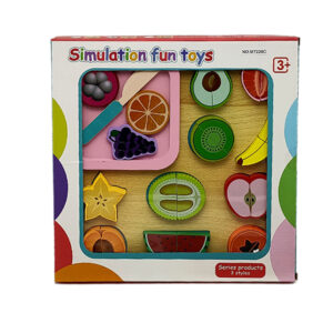 Деревянный игрушечный набор для резки продуктов 76655