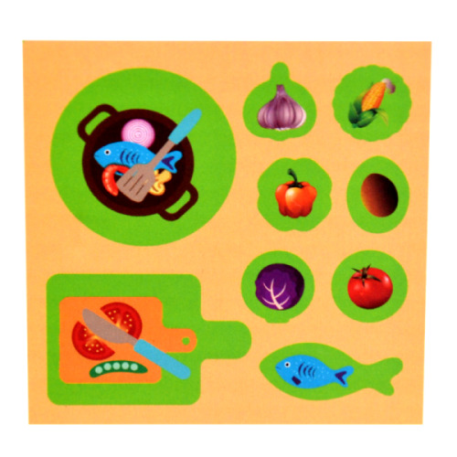 Jucarie set alimente de taiat din lemn 76648