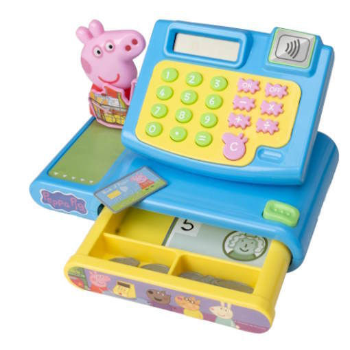 Jucărie HTI 1684937 Casa de marcat cu accesorii Purcelușa Peppa 1684937
