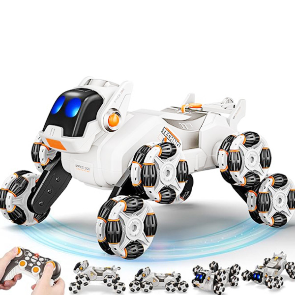 Câine robot cu telecomandă, USB, reîncărcabil, 7726A